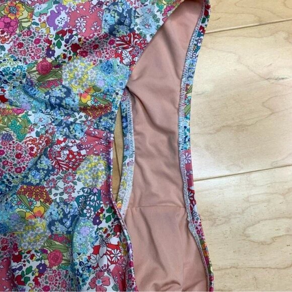 J. Crew Liberty Patchwork Dream Floral One Piece Swimsuit - Picture 4 of 7